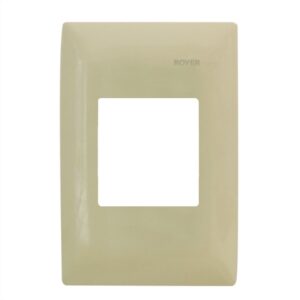 PLACA 2 MÓDULOS JUNTOS COLOR MARFIL 100-6203V  - ROYER