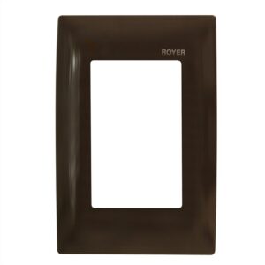 PLACA 3 MÓDULOS COLOR CHOCOLATE 100-6204B - ROYER