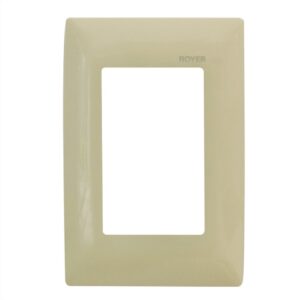 PLACA 3 MÓDULOS COLOR MARFIL  100-6204V - ROYER