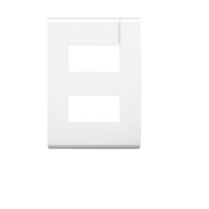 PLACA 2 MODULOS BLANCO C/CHASIS RESINA E5N2PTL - MODUS PRO