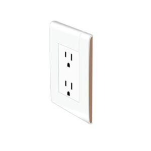 CONTACTO DUPLEX 2P+T BLANCO C/PLACA MOKA E6028NMKPTL - MODUS PRO