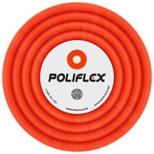 POLIFLEX NARANJA BICAPA DE 32MM ROLLO 50 MTS - POLIFLEX