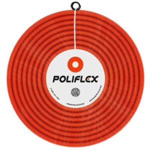 POLIFLEX NARANJA C/GUIA DE 13MM ROLLO 100M - POLIFLEX
