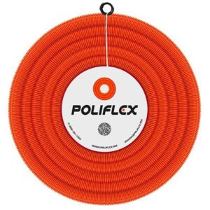 POLIFLEX NARANJA DE 19MM C/GUIA ROLLO 50M - POLIFLEX
