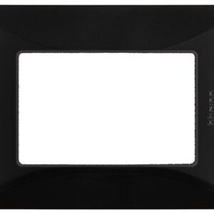PLACA DE RESINA CON CHASIS OBSIDIANA 3 MÓDULOS  QUINZIÑO QZ4803M3NR - BTICINO