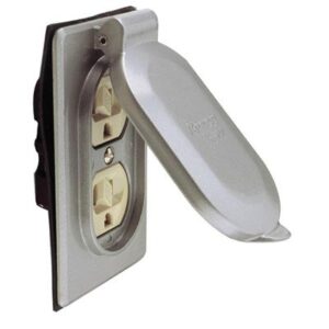 RECEPTACULO DUPLEX+T TAPA INTEMPERIE 15A M5250WP  - COOPER