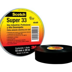 CINTA AISLANTE PVC SCOTCH SUPER 33 3M - 3M