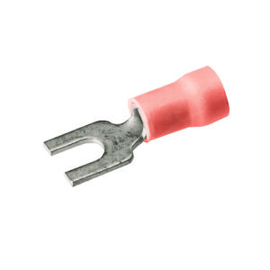 ZAPATA TERMINAL ESPADA DE VINILO ROJO 3/16 CAL. 22-16 AWG - BURNDY