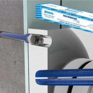 TAQUETE DE PLASTICO COLOR AZUL 3/8 (10 MM) - THORSMAN