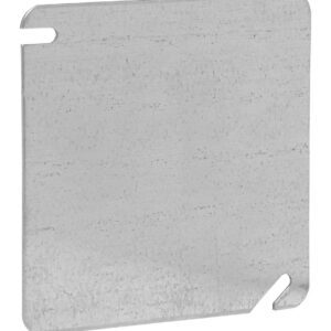 TAPA CIEGA PLANA PARA CAJA CUADRADA GALVANIZADA 13 Y 19 MM - CROUSE HINDS