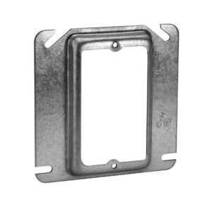 SOBRETAPA LEVANTADA PARA CAJA  CUADRADA GALVANIZADA 19MM - CROUSE HINDS