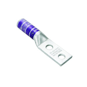 ZAPATA TERMINAL DE COBRE CAL. 2/0 AWG 2 ORIFICIOS DE 1/2 - BURNDY