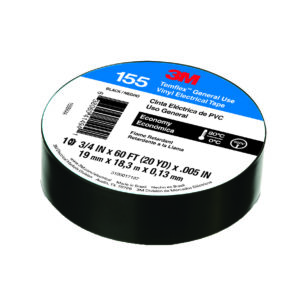 CINTA AISLANTE DE VINIL PARA USO GENERAL TEMFLEX 155 - 3M