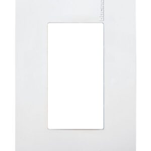 PLACA CON CHASIS 4 MÓDULOS BLANCA E5N4BN - MODUS