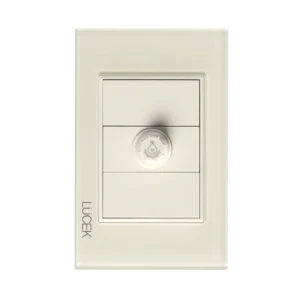 PLACA CON DIMMER COLORS HUESO MATE  BP04-KH -  LUCEK