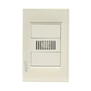 PLACA CON ZUMBADOR COLORS HUESO MATE BP15-KH - LUCEK