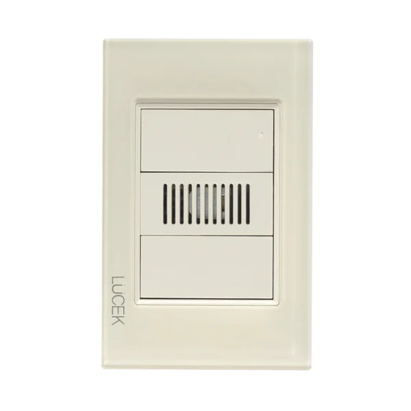 PLACA CON ZUMBADOR COLORS HUESO MATE BP15-KH - LUCEK