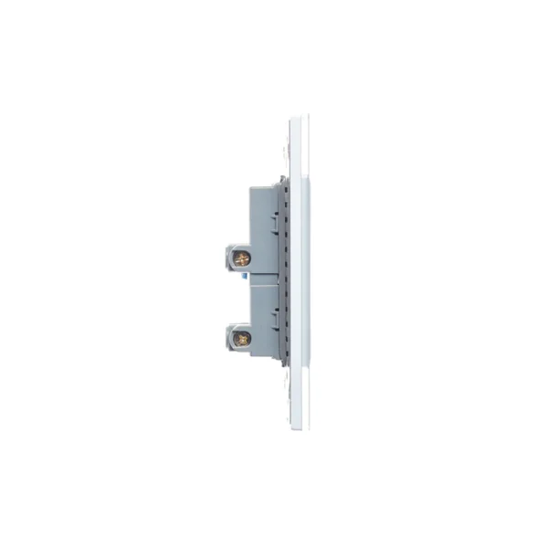 PLACA CON CONTACTO DUPLEX COLORS BLANCO MATE  BP06-KB- LUCEK - Imagen 2