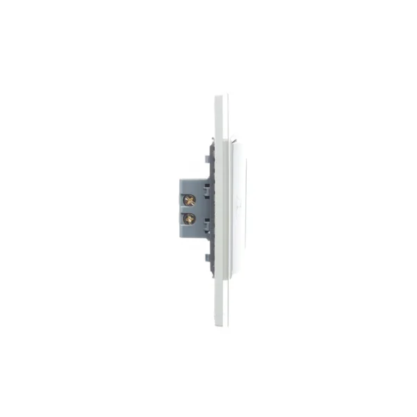 PLACA CON BOTÓN TIMBRE DE 3 MÓDULOS COLORS HUESO MATE BP11-KH- LUCEK - Imagen 2