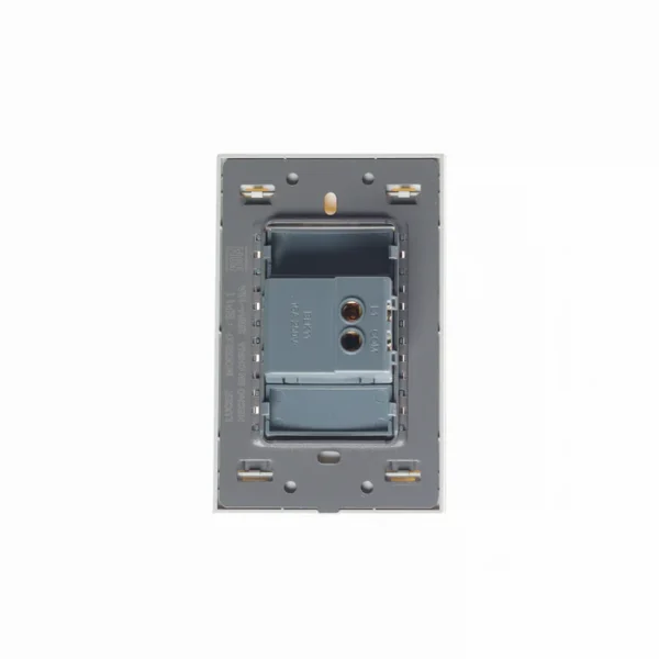 PLACA CON BOTÓN TIMBRE DE 3 MÓDULOS COLORS HUESO MATE BP11-KH- LUCEK - Imagen 3