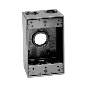 CONDULET RECTANGULAR  PASO DOBLE 1/2" TP7042 - CROUSE HINDS DOMEX