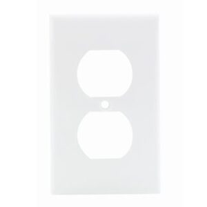 PLACA DE NYLON PARA CONTACTO DUPLEX BLANCO 80703-00W - LEVITON