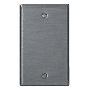PLACA ACERO INOXIDABLE 430 CIEGA 84014-000 - LEVITON
