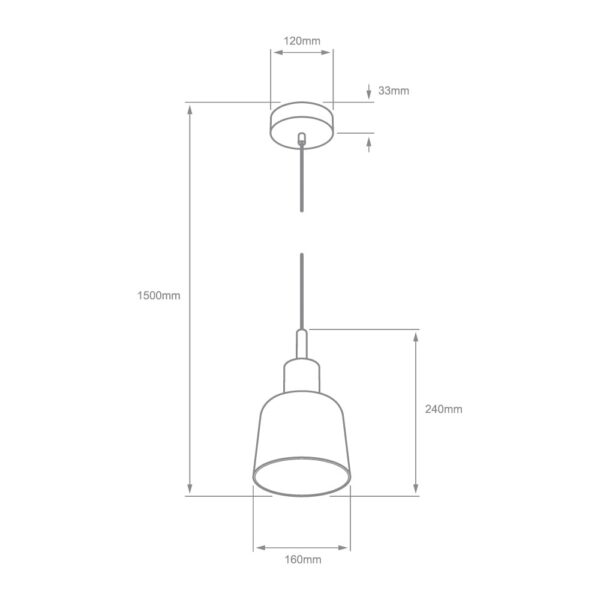 LAMPARA COLGANTE LED DE CRISTAL 10.5W 10CTLLED8365MV30C - TECNOLITE - Imagen 3