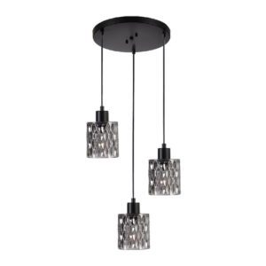 Lámpara colgante de Cristal base E27 180CTL8360MVCH- TECNOLITE